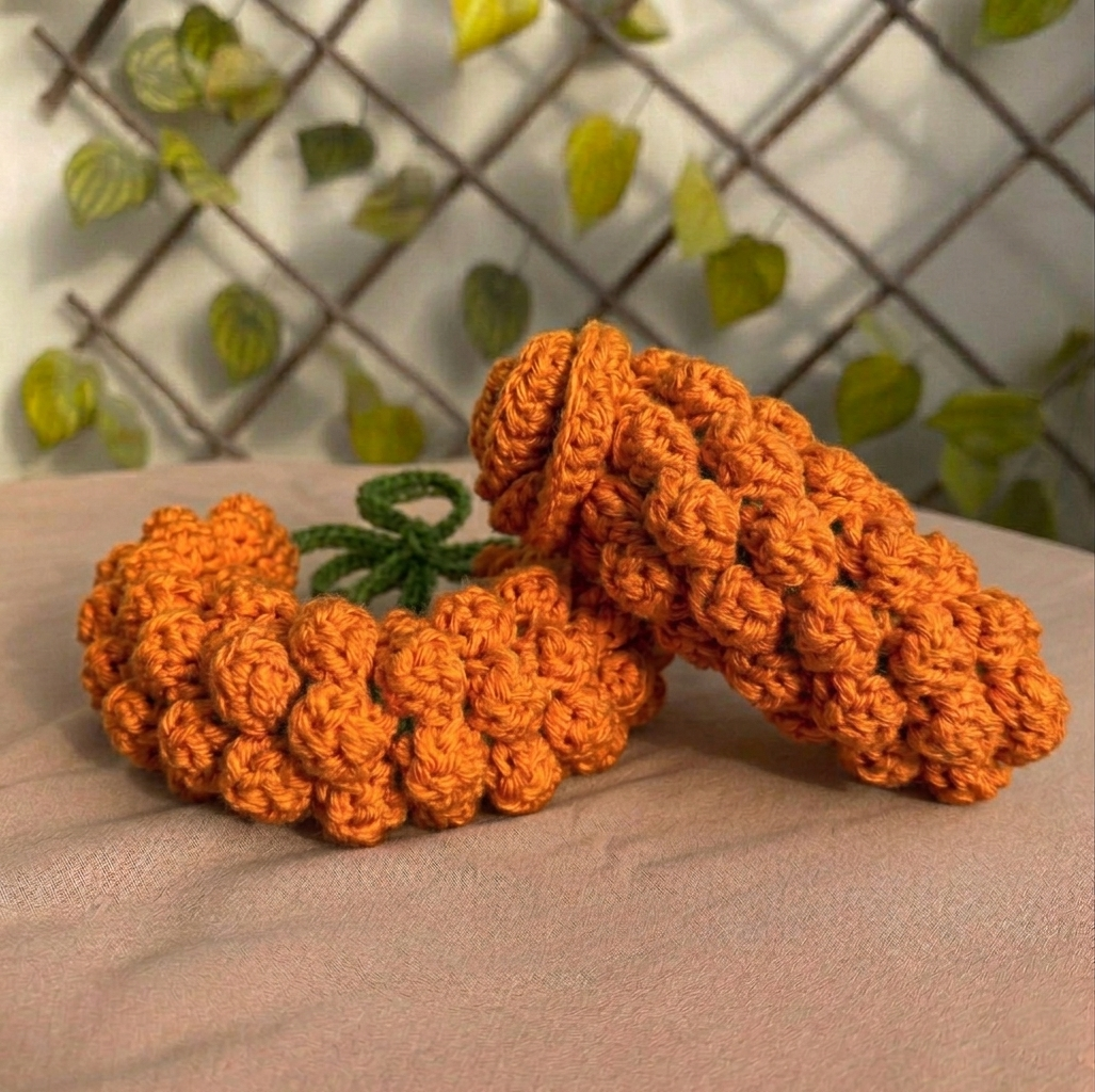 One Color Simple Crochet Gajra