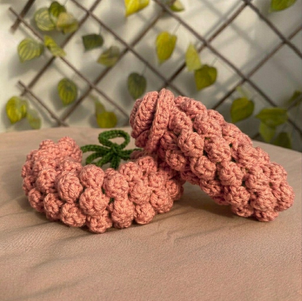 One Color Simple Crochet Gajra
