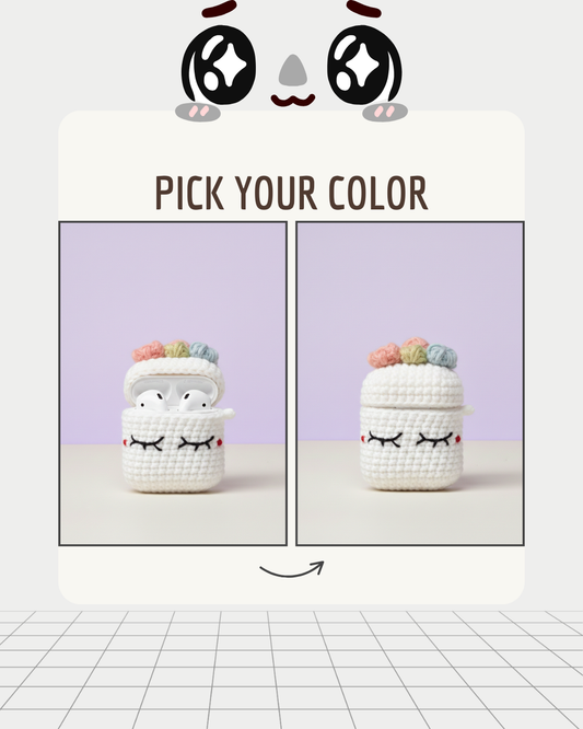 Girly Pop Handmade Crochet Earbud Case