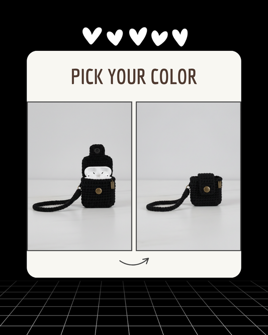 Mini Bag Design Crochet Earbud Case