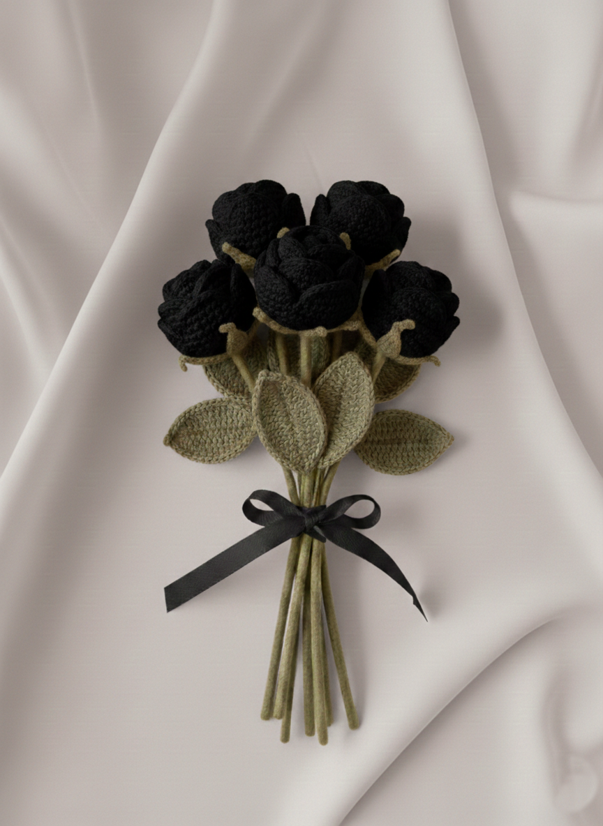 Crochet Rose Flowers