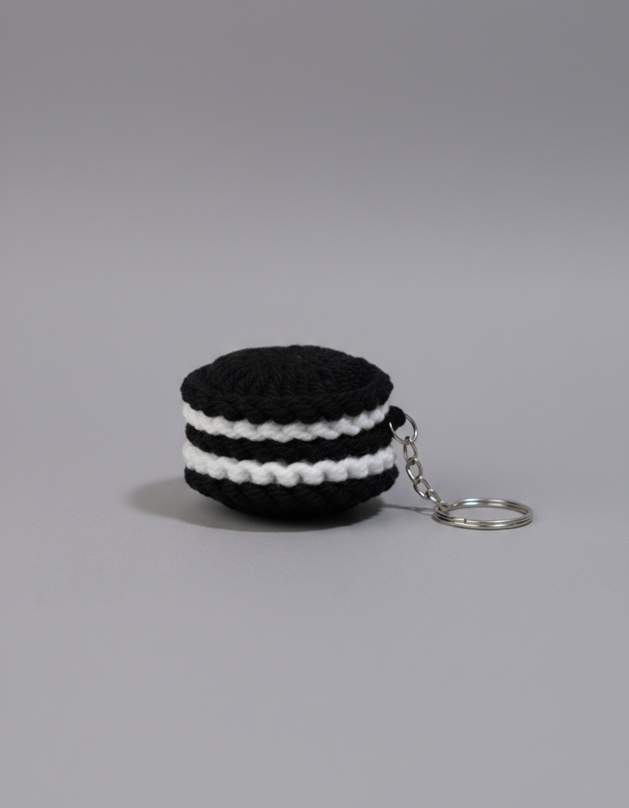 Oreo Cookie Design Keychain