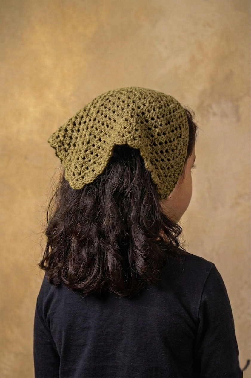 Crochet Hair Band Bandana