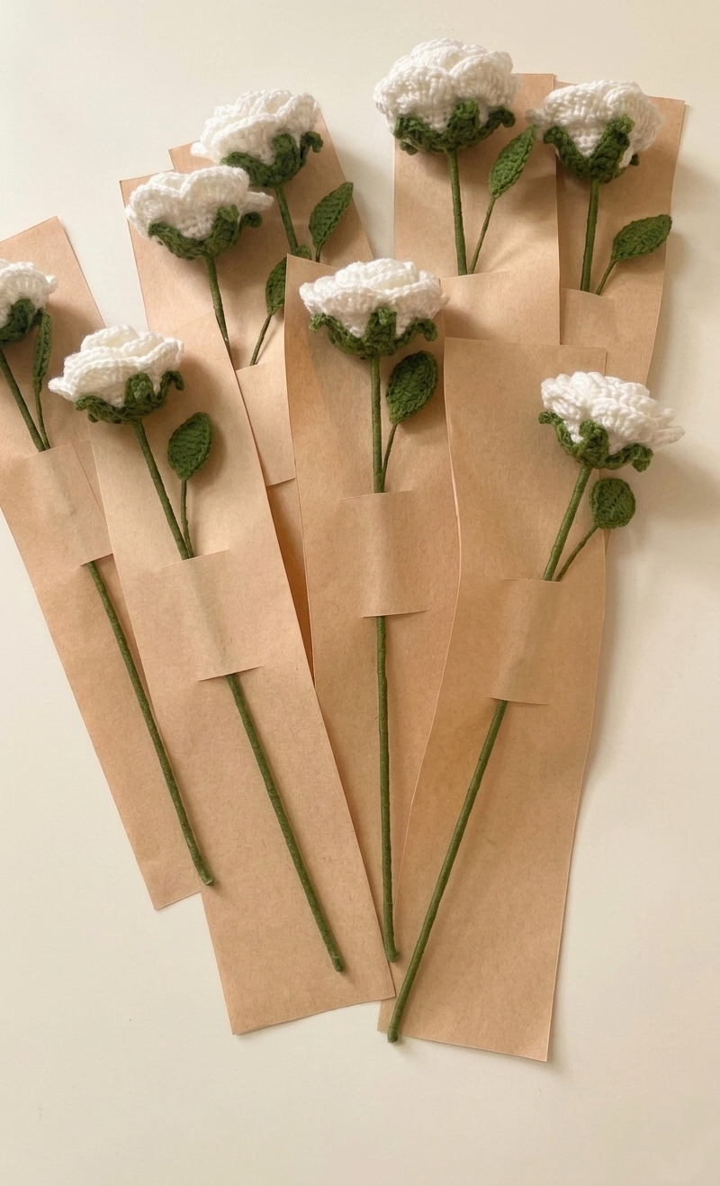 Crochet Rose Flowers