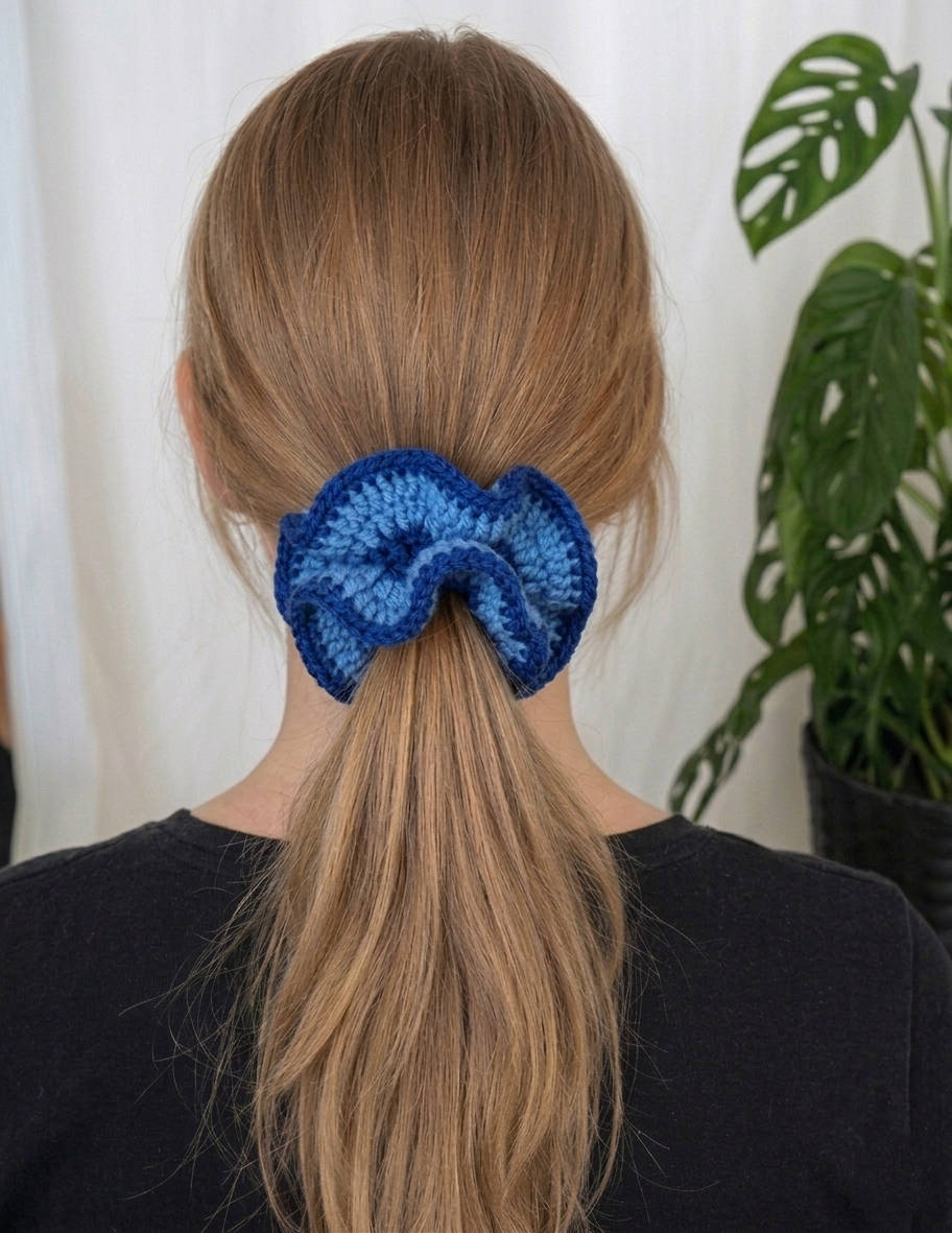 Crochet Hair Tie Scrunchie
