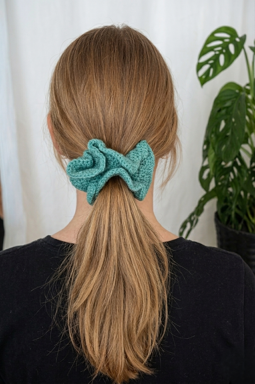 Crochet Hair Tie Scrunchie