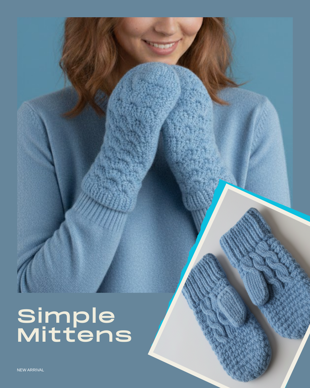 Simple Crochet Mittens