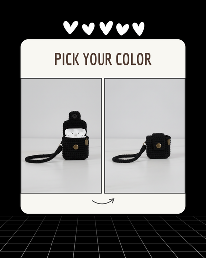 Mini Bag Design Crochet Earbud Case