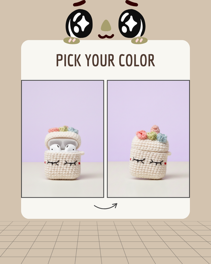 Girly Pop Handmade Crochet Earbud Case