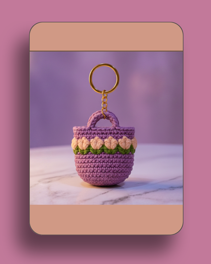 Bag Design Handmade Crochet Keychain and Bag Charms