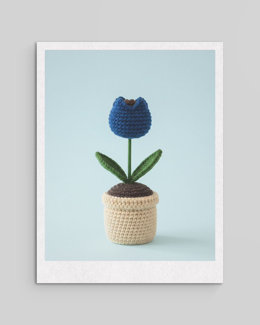 Crochet Flower Plants Pots