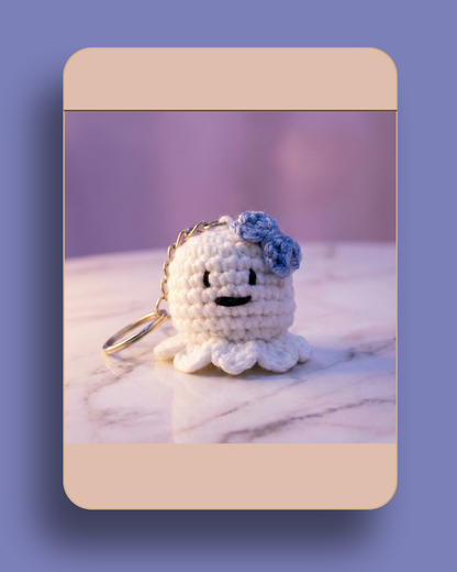 Plushie Design Handmade Crochet Keychain and Bag Charms