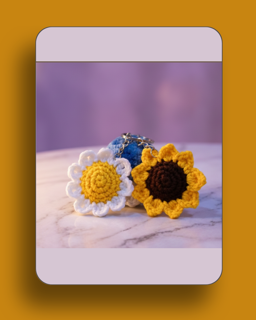 crochet sunflower keychain, handmade crochet flower keychain, sunflower bag charm, cute crochet keychain, aesthetic crochet accessory, crochet keychain pakistan, giftable crochet keychain, floral crochet accessory, handmade crochet gift, lightweight crochet keychain, crochet sunflower charm, crochet bag accessory, unique crochet keychain, crochet flower keychain pakistan, playful crochet keychain