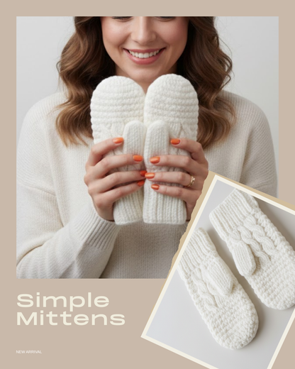 Simple Crochet Mittens