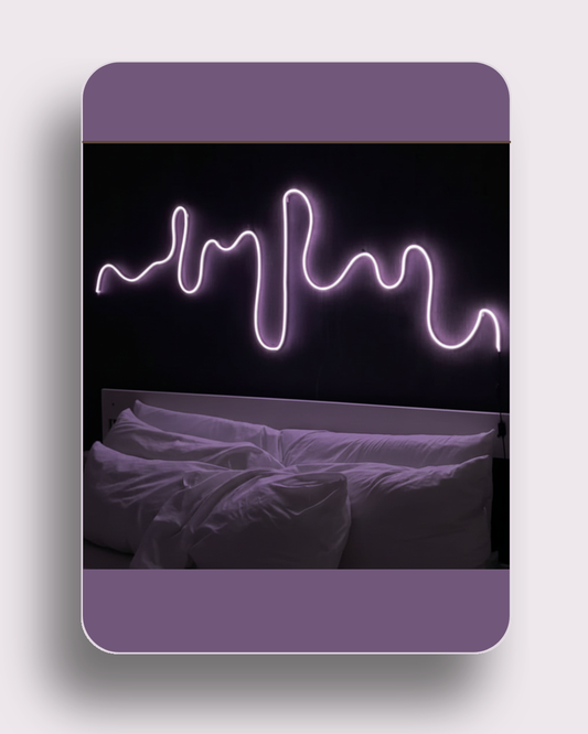 aesthetic LED light, bendable LED lamp, flexible desk light, room decor light Pakistan, study table LED light, soft ambient lighting, aesthetic desk accessories, LED light for setup