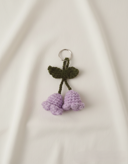 Bell Flower Crochet Keychains and Bagcharms