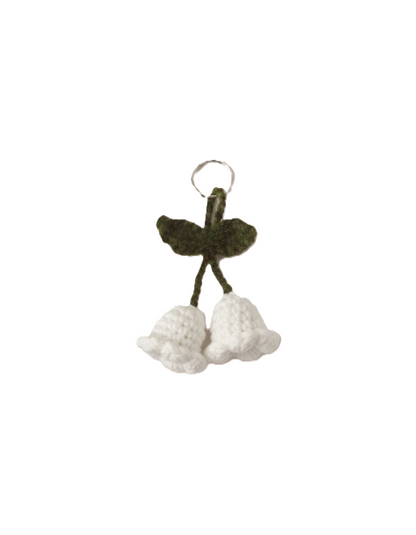 Bell Flower Crochet Keychains and Bagcharms