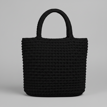 Simple Crochet Handheld Tote Bags