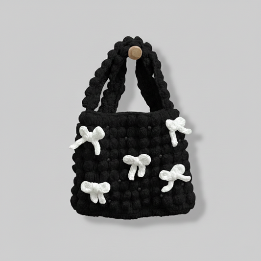 Bow Design Crochet Bags