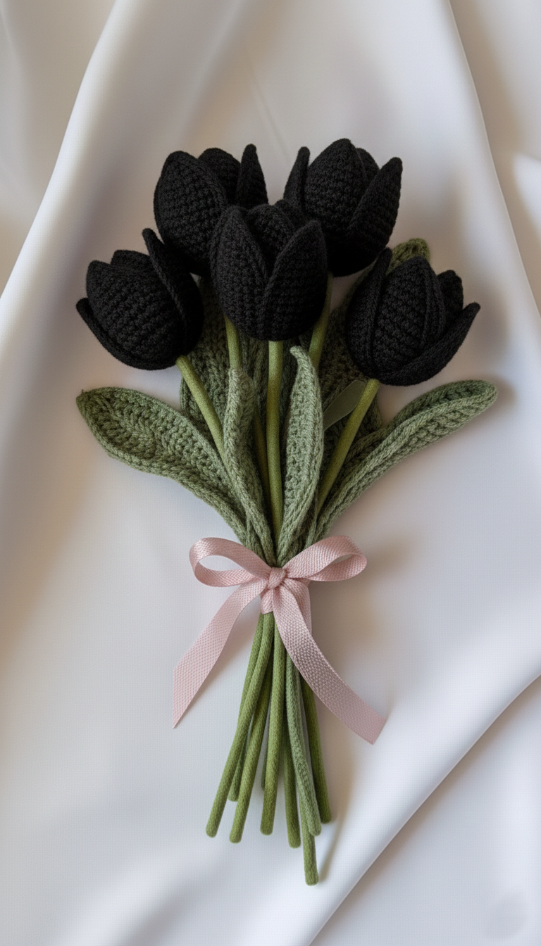 Crochet Tulip Flowers