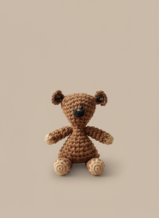 Handmade Crochet Mr. Bean Teddy Bear Toys