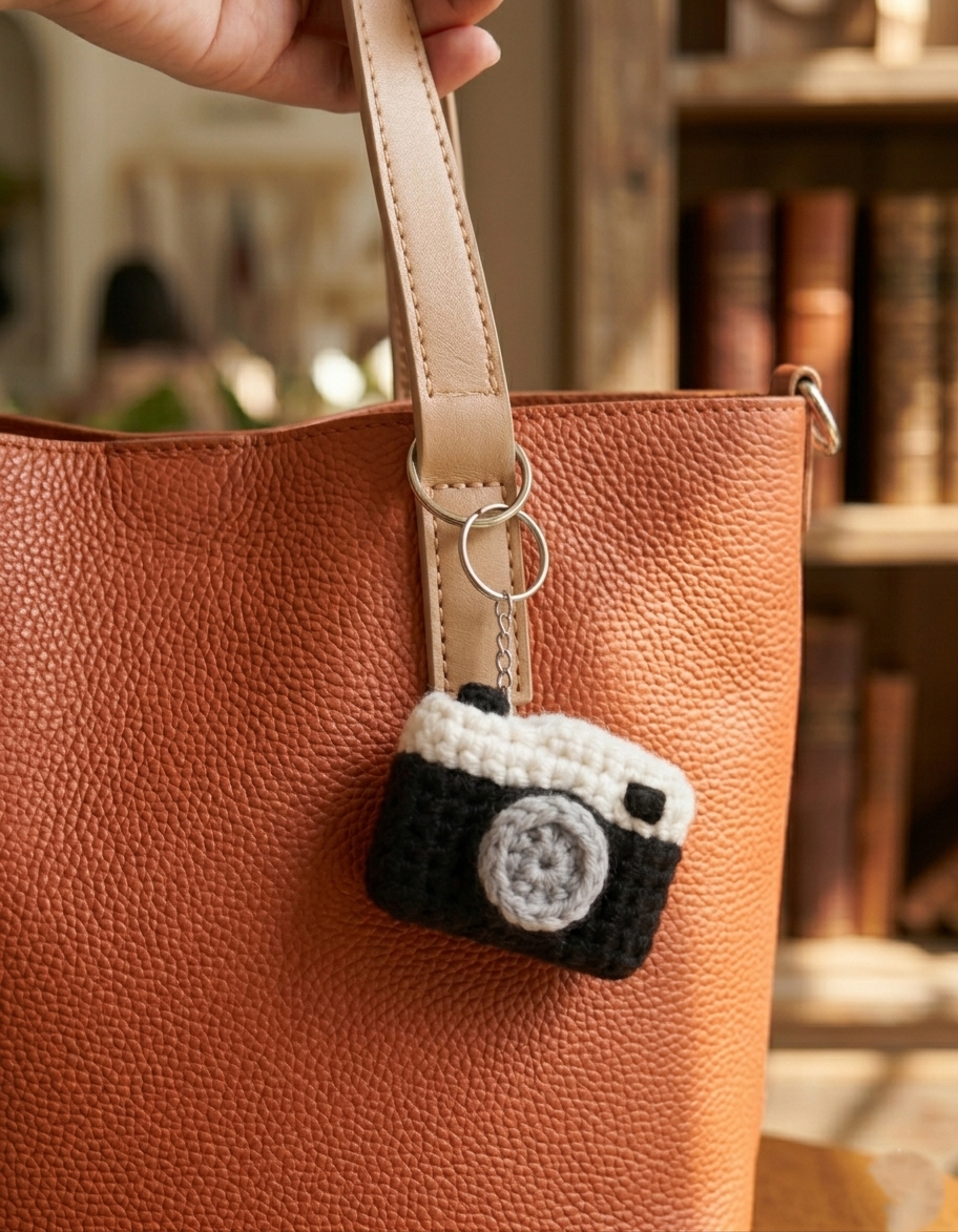 Camera Design Keychain