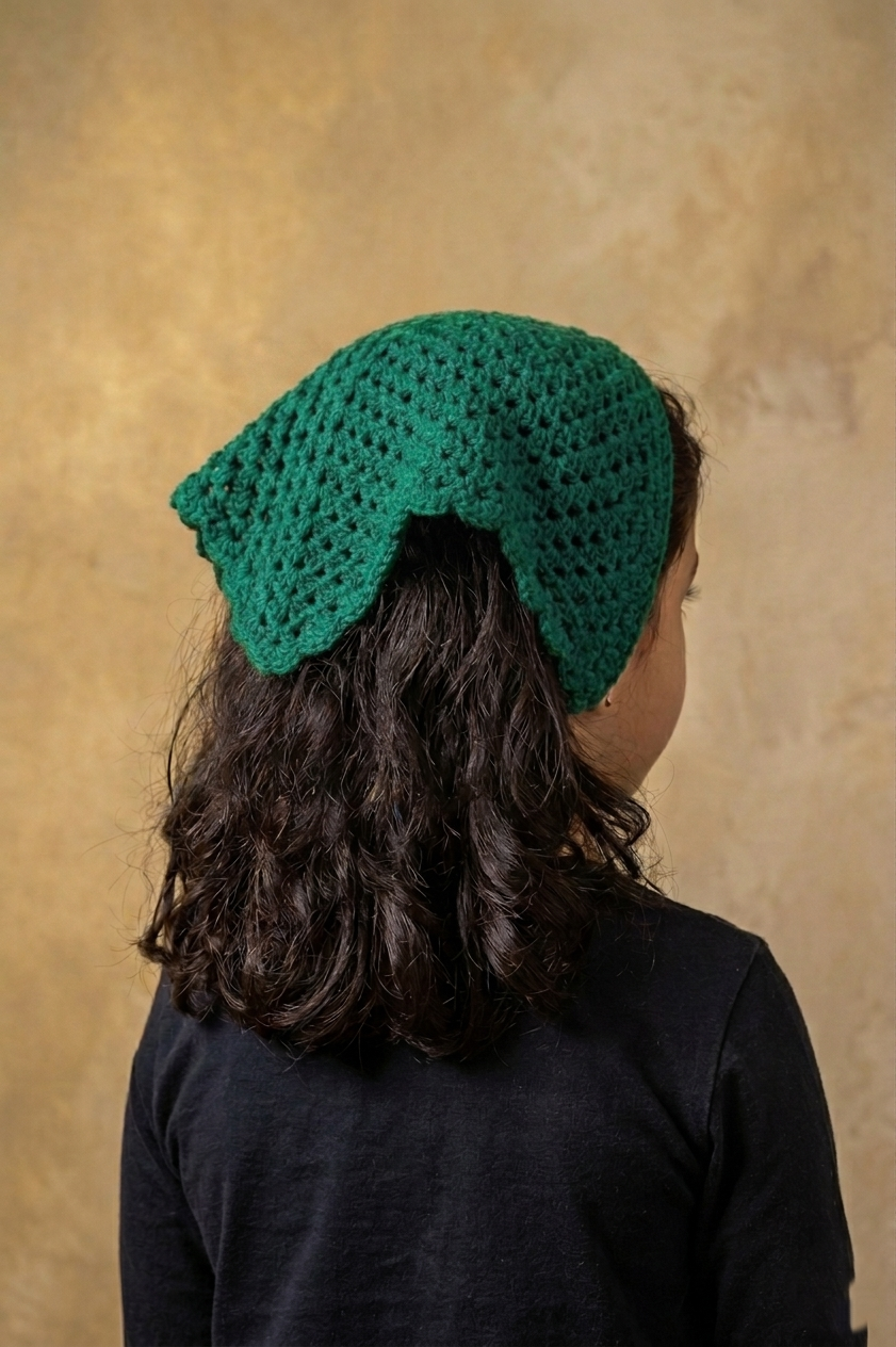 Crochet Hair Band Bandana