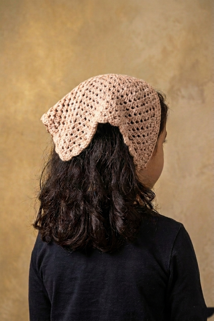 Crochet Hair Band Bandana