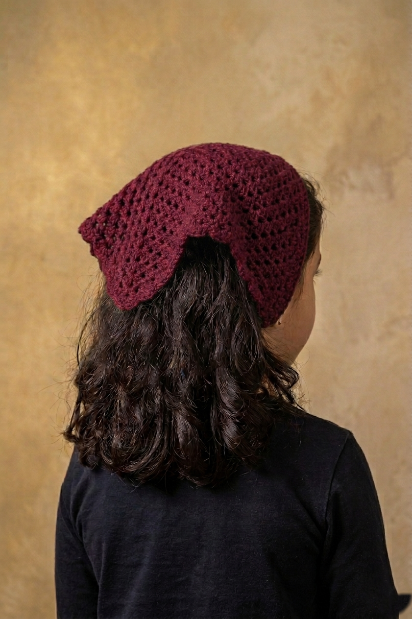 Crochet Hair Band Bandana