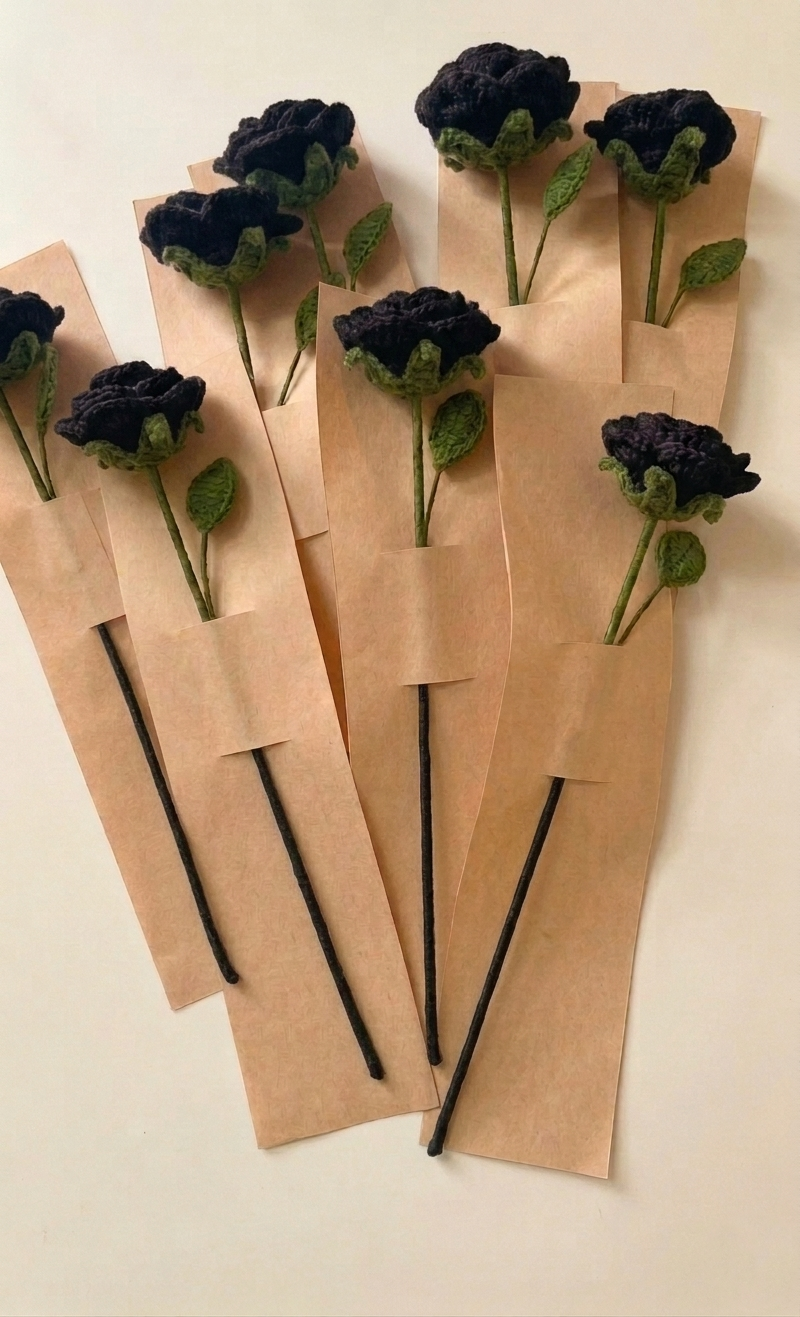 Crochet Rose Flowers