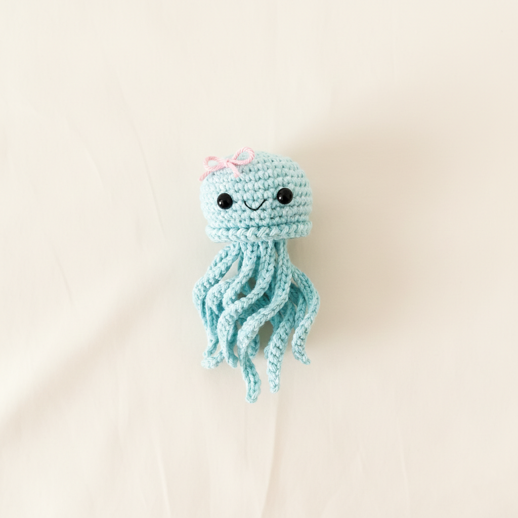 Jellyfish Design Crochet Toys