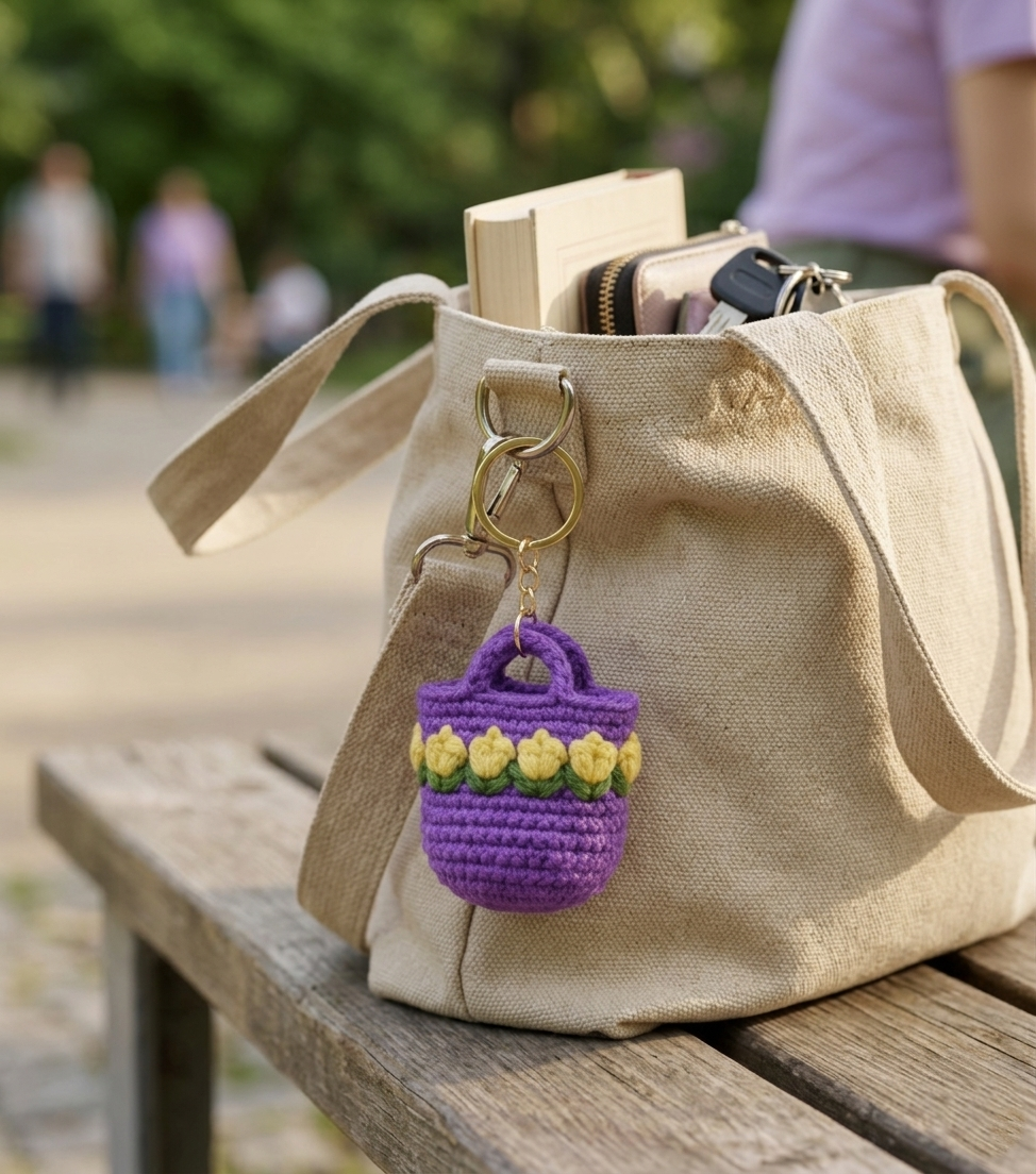 Mini Bag Design Keychain