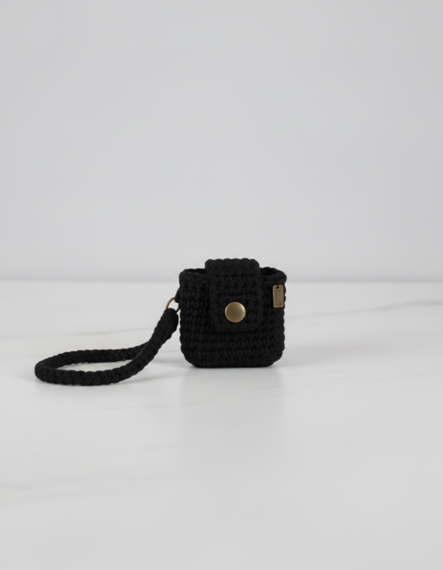 Mini Bag Design Crochet Earbud Case