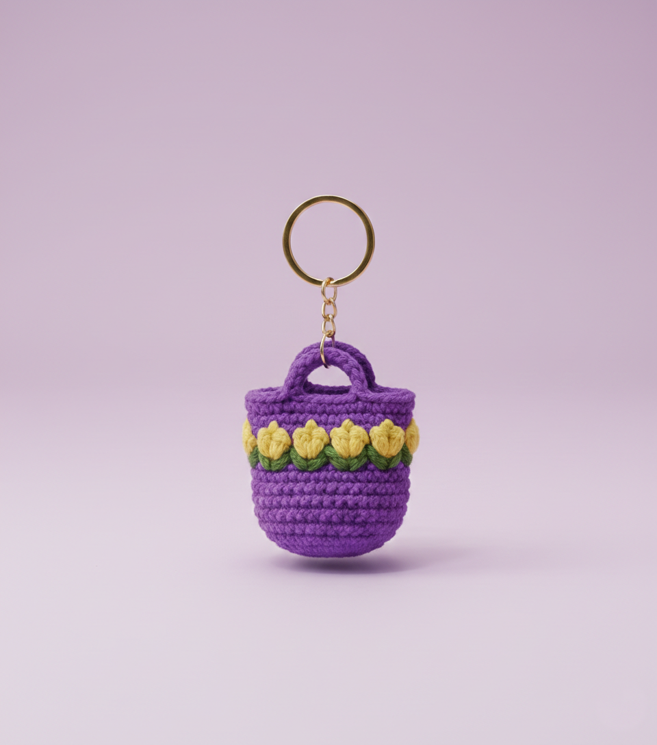 Mini Bag  Design Crochet Keychains and Bagcharms