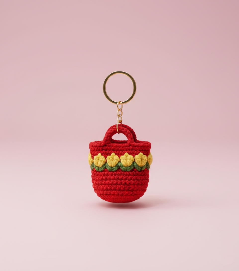 Mini Bag  Design Crochet Keychains and Bagcharms