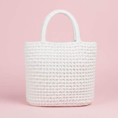Simple Crochet Handheld Tote Bags