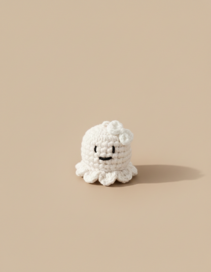 Crochet Ghost Design Keychains and Bagcharms