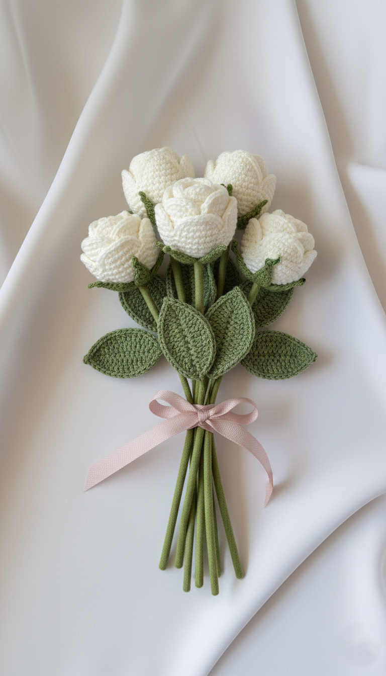 Crochet Rose Flowers